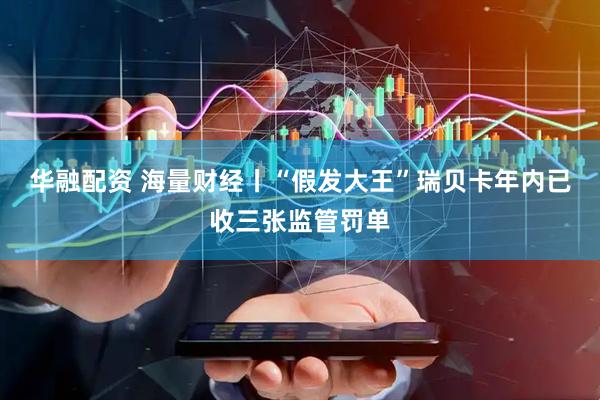 华融配资 海量财经丨“假发大王”瑞贝卡年内已收三张监管罚单