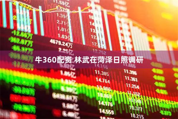 牛360配资 林武在菏泽日照调研