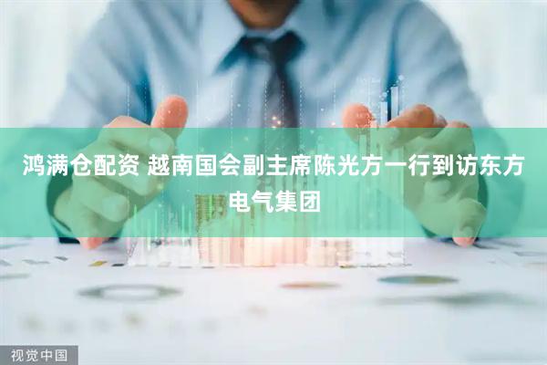 鸿满仓配资 越南国会副主席陈光方一行到访东方电气集团